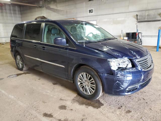 2C4RC1CGXER118518 - 2014 CHRYSLER TOWN & COU TOURING L BLUE photo 4