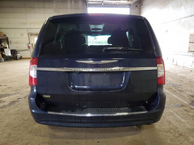 2C4RC1CGXER118518 - 2014 CHRYSLER TOWN & COU TOURING L BLUE photo 6