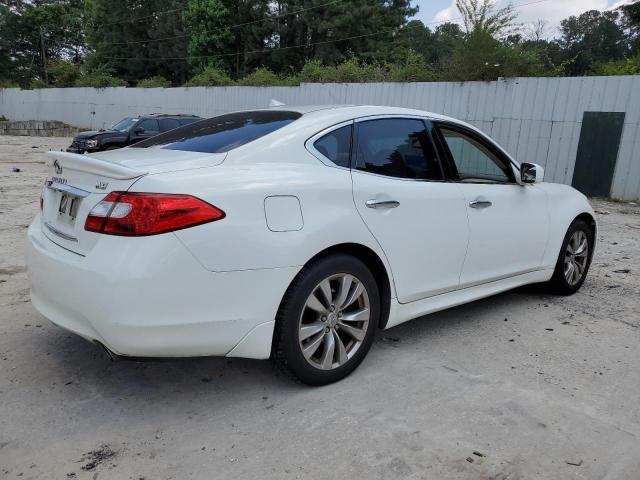 JN1BY1AP8CM335395 - 2012 INFINITI M37 WHITE photo 3