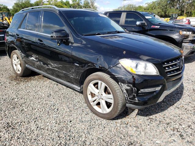 4JGDA2EB3CA033864 - 2012 MERCEDES-BENZ ML 350 BLUETEC BLACK photo 4