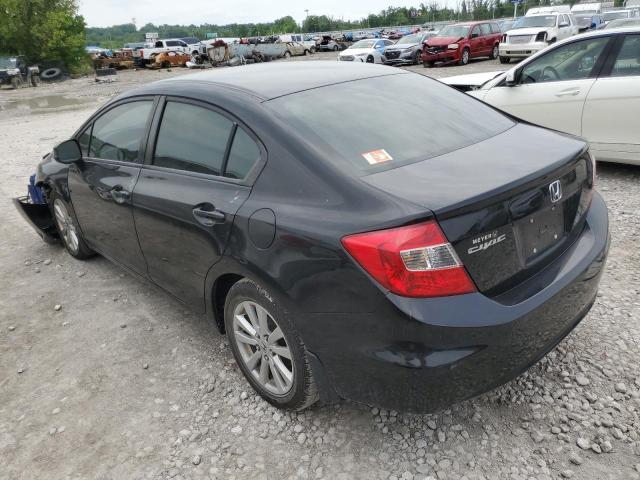 19XFB2F90CE000081 - 2012 HONDA CIVIC EXL 黑色 照片 2
