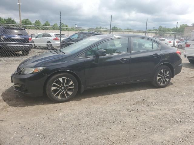 19XFB2F9XDE267360 - 2013 HONDA CIVIC EXL BLACK photo 1