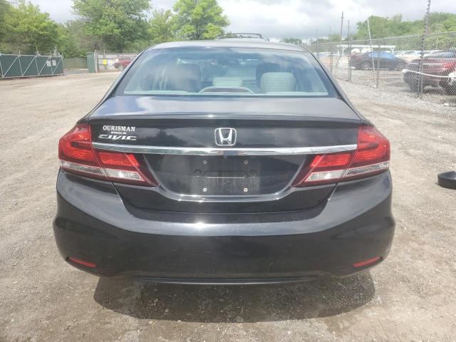19XFB2F9XDE267360 - 2013 HONDA CIVIC EXL BLACK photo 6