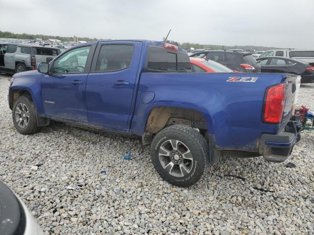 1GCGTDE32G1171949 - 2016 CHEVROLET COLORADO Z71 BLUE photo 2