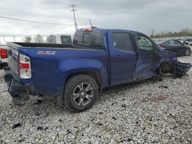 1GCGTDE32G1171949 - 2016 CHEVROLET COLORADO Z71 BLUE photo 3