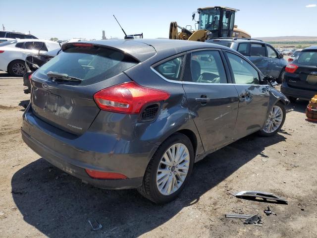 1FADP3N27HL343204 - 2017 FORD FOCUS TITANIUM GRAY photo 3