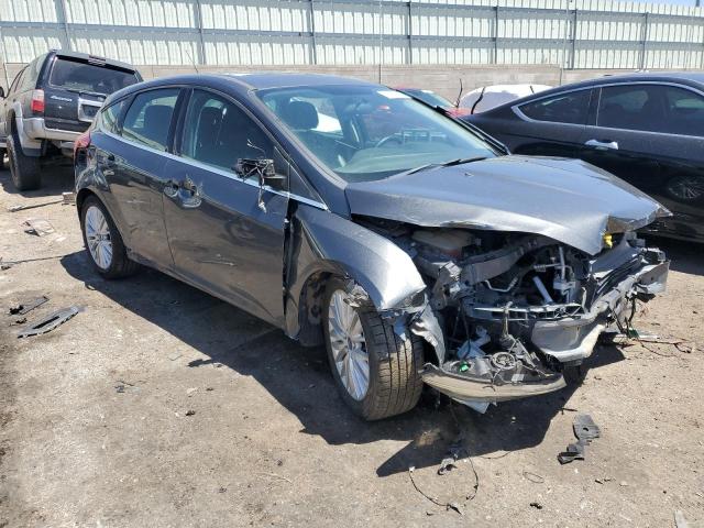 1FADP3N27HL343204 - 2017 FORD FOCUS TITANIUM GRAY photo 4