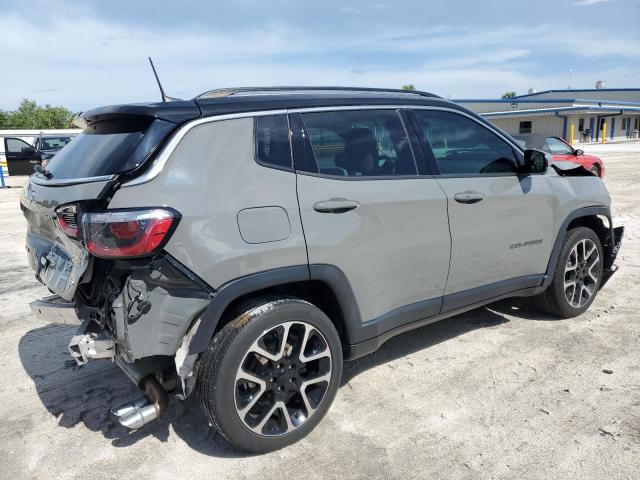 3C4NJDCBXKT843376 - 2019 JEEP COMPASS LIMITED GRAY photo 3