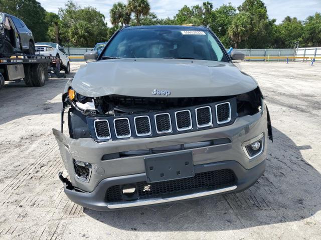 3C4NJDCBXKT843376 - 2019 JEEP COMPASS LIMITED GRAY photo 5