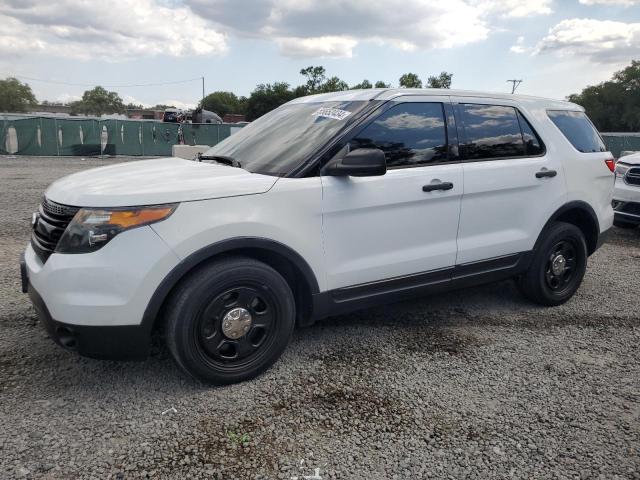 1FM5K8AR6EGC25979 - 2014 FORD EXPLORER POLICE INTERCEPTOR WHITE photo 1