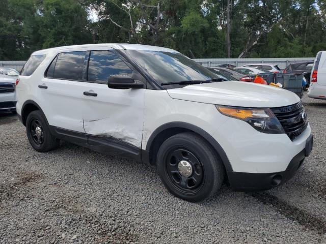 1FM5K8AR6EGC25979 - 2014 FORD EXPLORER POLICE INTERCEPTOR 白色 照片 4