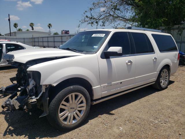 5LMJJ3H50DEL08841 - 2013 LINCOLN NAVIGATOR L WHITE photo 1