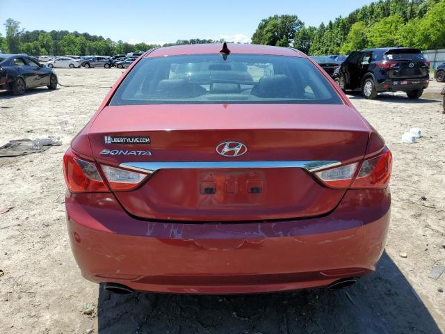 5NPEC4AC8BH164499 - 2011 HYUNDAI SONATA SE RED photo 6