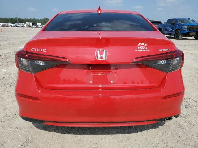 2HGFE2F58PH507276 - 2023 HONDA CIVIC SPORT RED photo 6