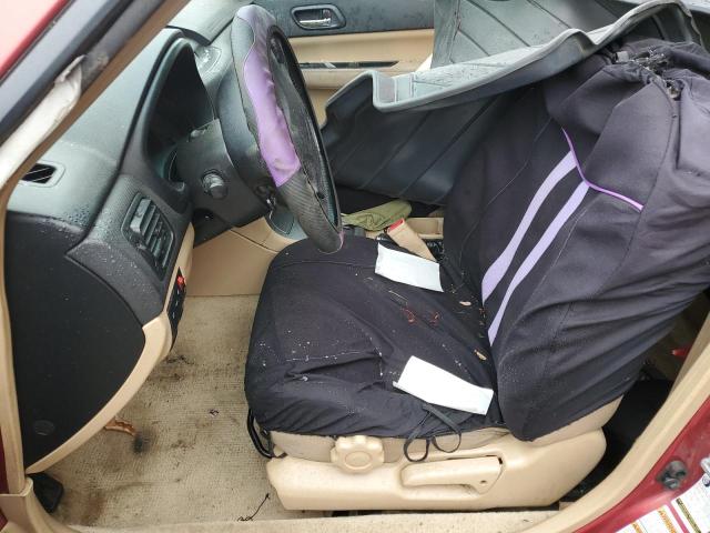 JF1SG65614H726466 - 2004 SUBARU FORESTER 2.5XS Կարմիր լուսանկար 7