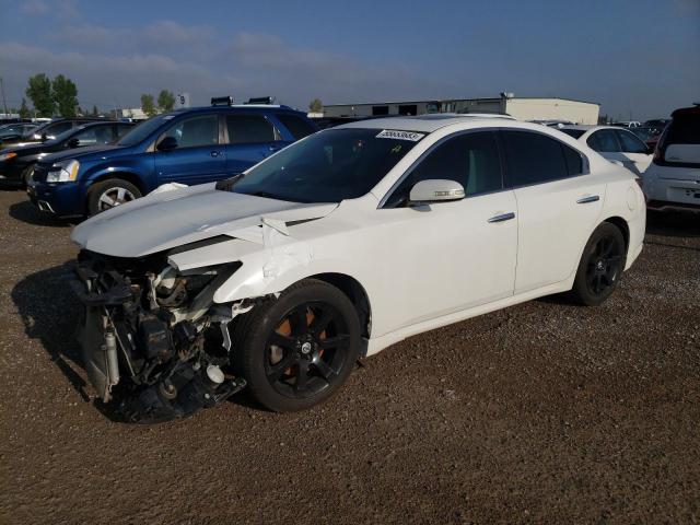 1N4AA51E89C820014 - 2009 NISSAN MAXIMA S WHITE photo 1