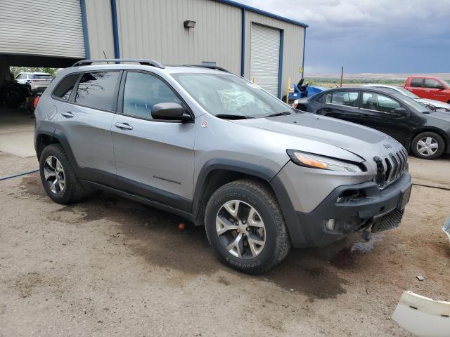 1C4PJMBS5FW750887 - 2015 JEEP CHEROKEE TRAILHAWK SILVER photo 4