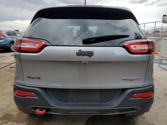 1C4PJMBS5FW750887 - 2015 JEEP CHEROKEE TRAILHAWK SILVER photo 6