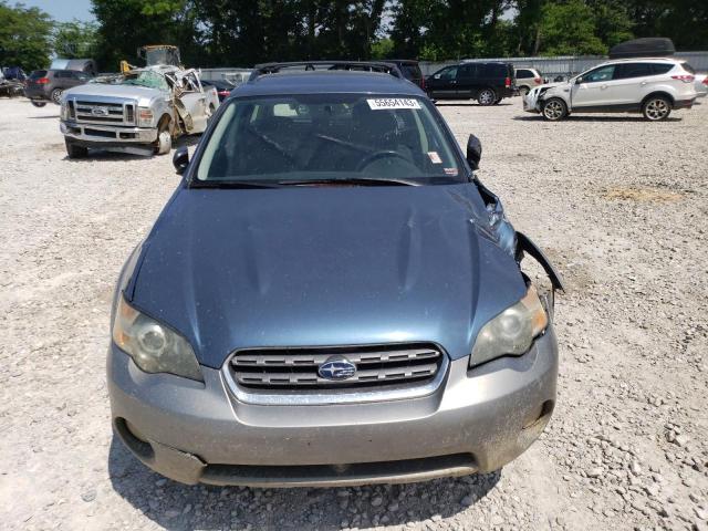 4S4BP61C257303856 - 2005 SUBARU LEGACY OUTBACK 2.5I BLUE photo 5