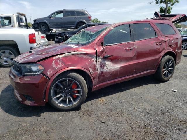 1C4SDJGJ3KC791398 - 2019 DODGE DURANGO SRT BURGUNDY photo 1