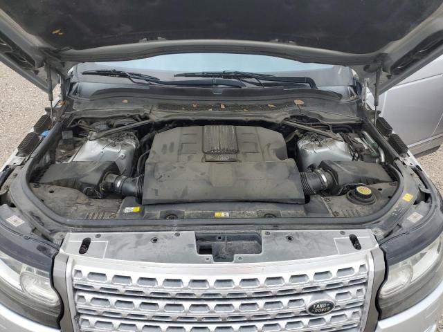 SALGS2PF7GA286294 - 2016 LAND ROVER RANGE ROVE HSE SILVER photo 11