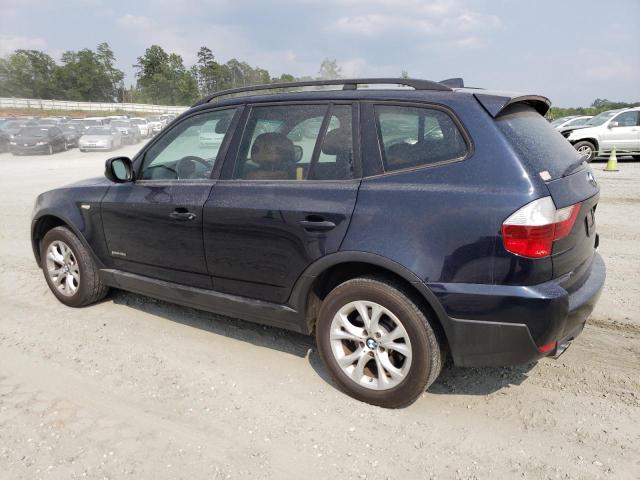 WBXPC9C43AWJ33443 - 2010 BMW X3 XDRIVE30I BLUE photo 2