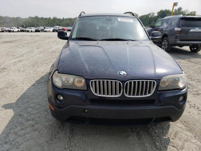 WBXPC9C43AWJ33443 - 2010 BMW X3 XDRIVE30I BLUE photo 5