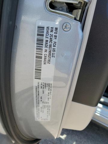 2C4RC1BG7MR527852 - 2021 CHRYSLER PACIFICA TOURING L ვერცხლისფერი ფოტო 13