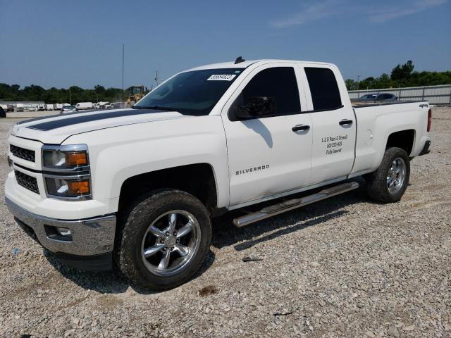 1GCVKRECXEZ357695 - 2014 CHEVROLET 1500 K1500 LT WHITE photo 1