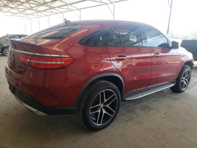 4JGED6EB5GA014631 - 2016 MERCEDES-BENZ GLE COUPE 450 4MATIC RED photo 3