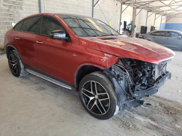 4JGED6EB5GA014631 - 2016 MERCEDES-BENZ GLE COUPE 450 4MATIC RED photo 4