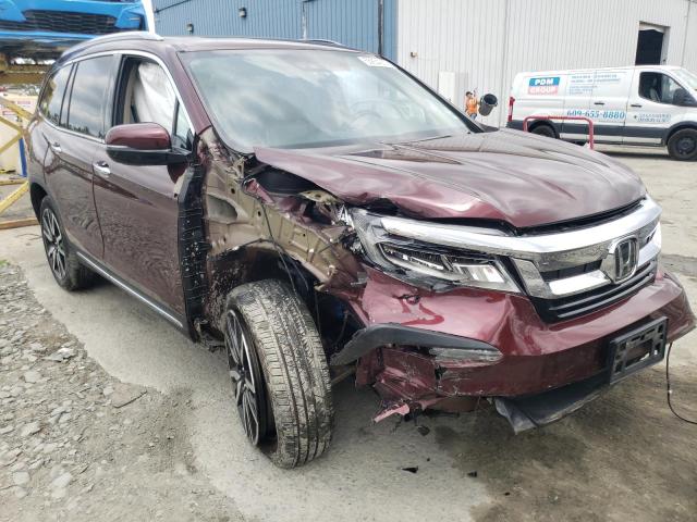 5FNYF6H06KB081180 - 2019 HONDA PILOT ELITE BURGUNDY photo 4