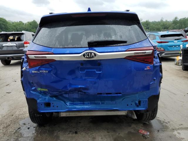 KNDEUCAA4M7159474 - 2021 KIA SELTOS S BLUE photo 6