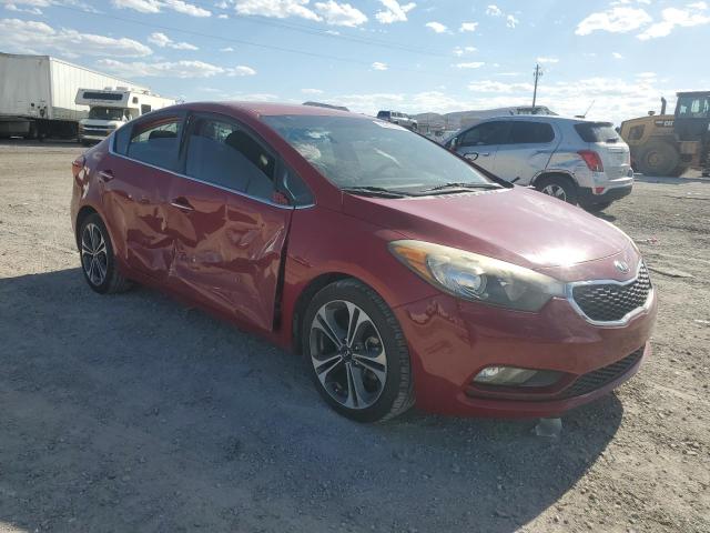 KNAFX4A89G5554682 - 2016 KIA FORTE EX RED photo 4