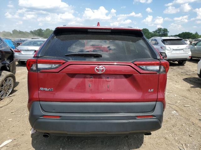 2T3K1RFVXLW068030 - 2020 TOYOTA RAV4 LE RED photo 6