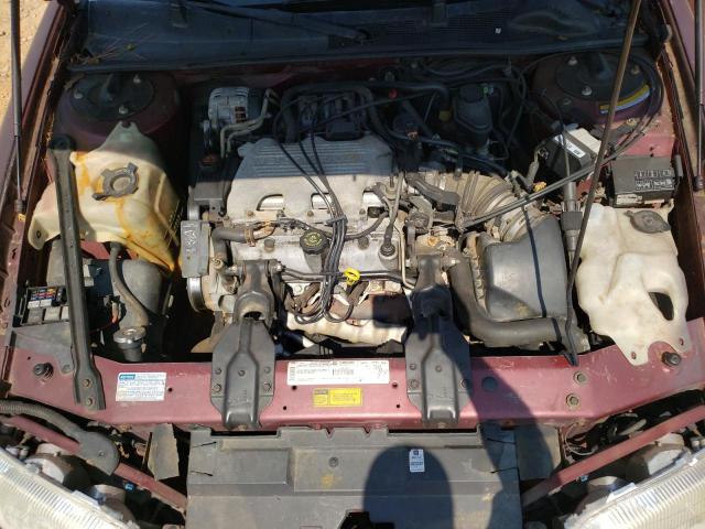 2G1WL52M0W1101026 - 1998 CHEVROLET LUMINA BASE BURGUNDY photo 11