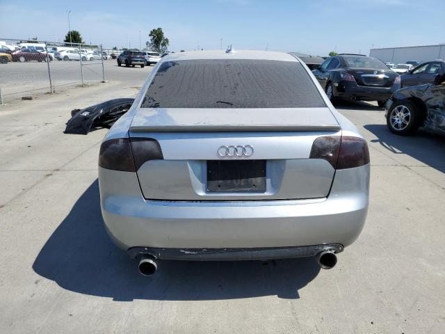 WAUAF68E45A432935 - 2005 AUDI A4 2.0T SILVER photo 6