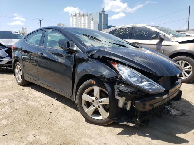 5NPDH4AE4DH383798 - 2013 HYUNDAI ELANTRA GLS BLACK photo 4