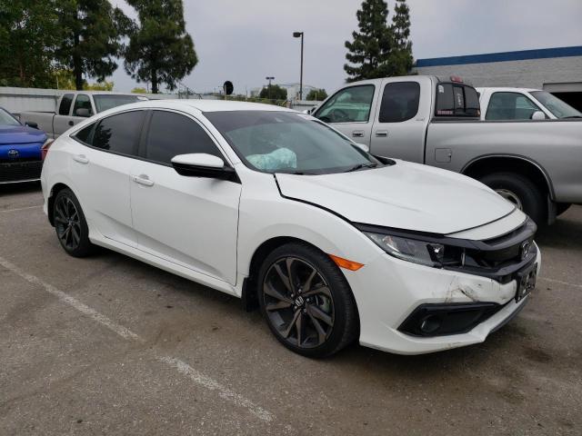 2HGFC2F87LH586580 - 2020 HONDA CIVIC SPORT WHITE photo 4