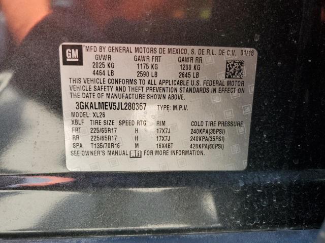 3GKALMEV5JL280367 - 2018 GMC TERRAIN SLE Gris foto 13