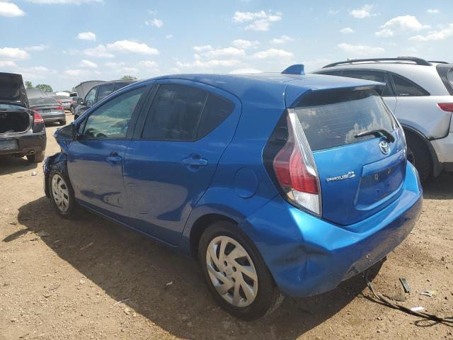 JTDKDTB39F1578168 - 2015 TOYOTA PRIUS C BLUE photo 2