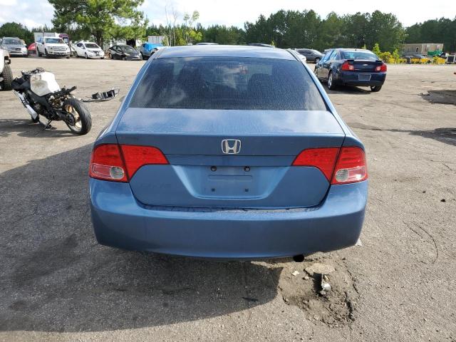 1HGFA16908L041954 - 2008 HONDA CIVIC EXL BLUE photo 6