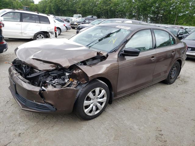 3VW2K7AJ3CM349946 - 2012 VOLKSWAGEN JETTA BASE Marron photo 1