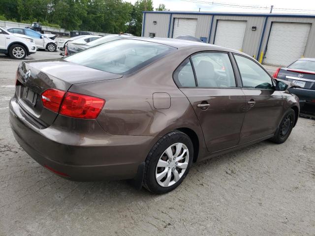 3VW2K7AJ3CM349946 - 2012 VOLKSWAGEN JETTA BASE Marron photo 3