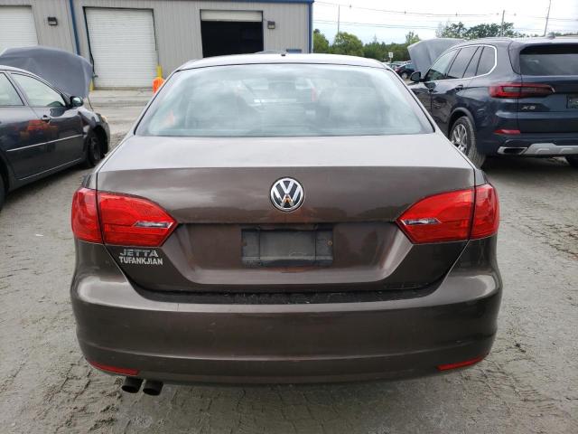 3VW2K7AJ3CM349946 - 2012 VOLKSWAGEN JETTA BASE Marron photo 6