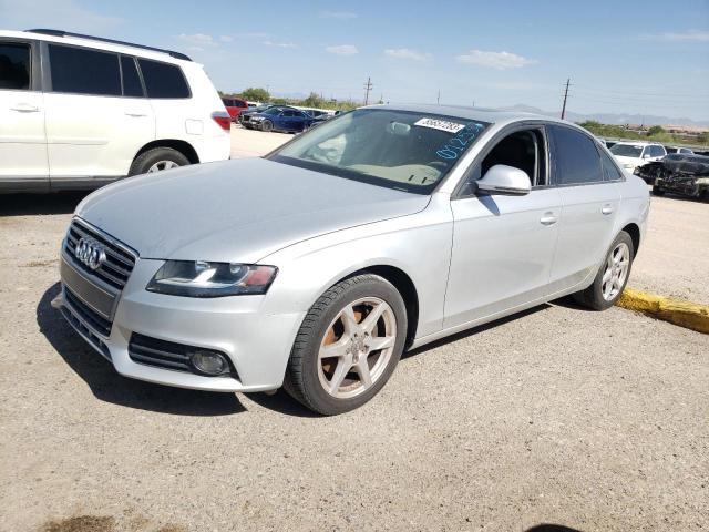 WAULF78K39N012537 - 2009 AUDI A4 2.0T QUATTRO SILVER photo 1