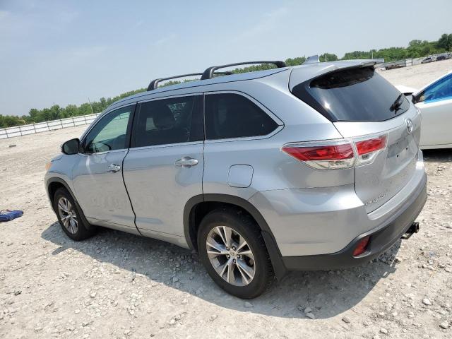5TDKKRFH6ES014381 - 2014 TOYOTA HIGHLANDER XLE Gümüş foto 2