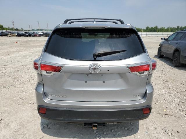 5TDKKRFH6ES014381 - 2014 TOYOTA HIGHLANDER XLE Gümüş foto 6