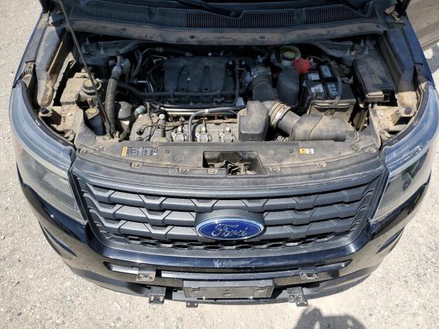 1FM5K8AR4HGB40966 - 2017 FORD EXPLORER POLICE INTERCEPTOR BLACK photo 12