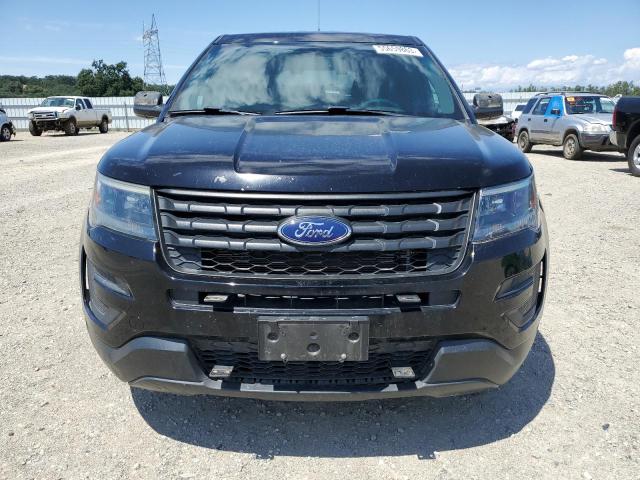 1FM5K8AR4HGB40966 - 2017 FORD EXPLORER POLICE INTERCEPTOR BLACK photo 5